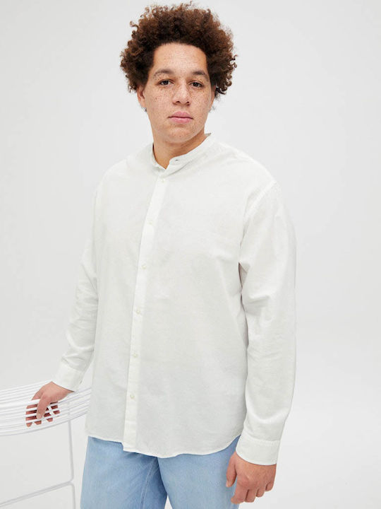 Jack & Jones Μακρυμάνικo Λινό Πουκάμισο σε Στεν...