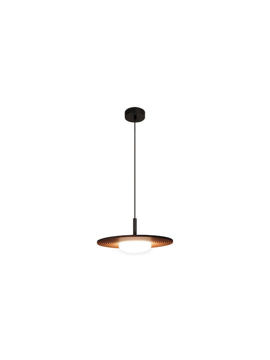 Lucide Lightning Carmino Ceiling Light Orange LED with Warm White Light 38.7x38.7cm