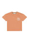 Kinderoberteile T-Shirt Orange