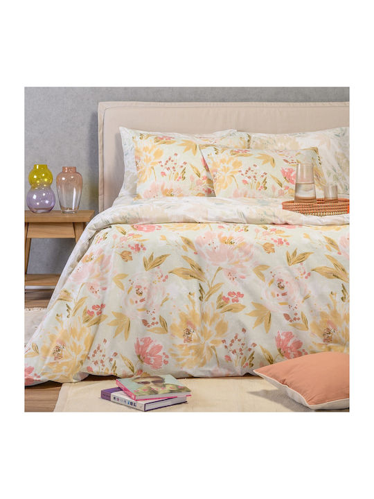24home.gr Casual Set Bed Sheets Double With Rub...