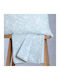 24home.gr Ultra Set Bed Sheets Double Size With Rubber Hugger 160x200+32cm Pearl Blue 4 Pieces
