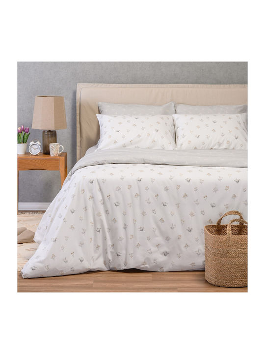 24home.gr Ultra Set Bed Sheets King Size with R...
