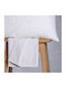 24home.gr Ultra Bed Sheet Set with 2 Pillowcases Super Double with Rubber Hugger 160x200+32cm Coral Light Grey 3 Pieces