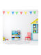 Metal Floor Bookcase Blue 74x62x31.5cm
