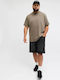 Herren Denim Shorts Schwarz