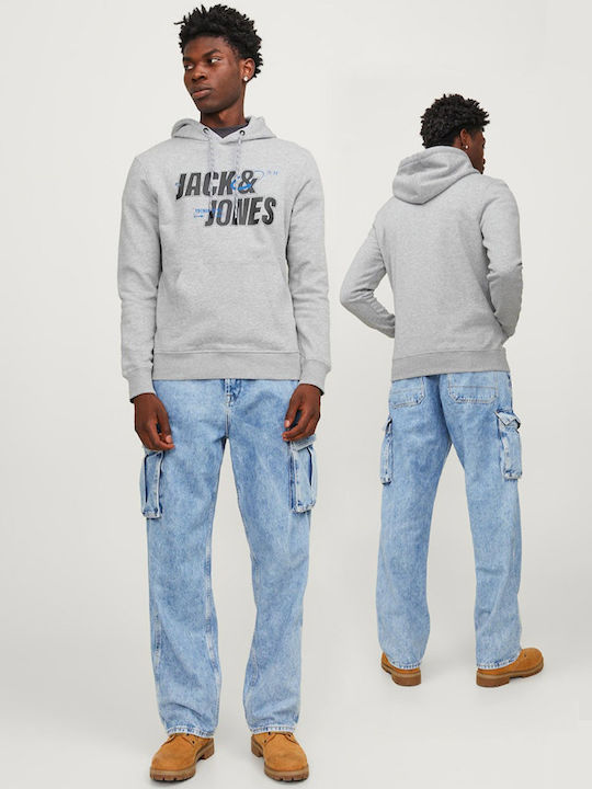 Jack & Jones Hanorac cu Glugă Gri