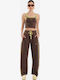 Damen Stoffhose in Loose Passform Bonny Braune