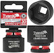 Tvardy Pneumatic Socket with 1/2" Frame Host Diameter 1/2" 30