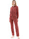 Damen Jogginghosen Rot