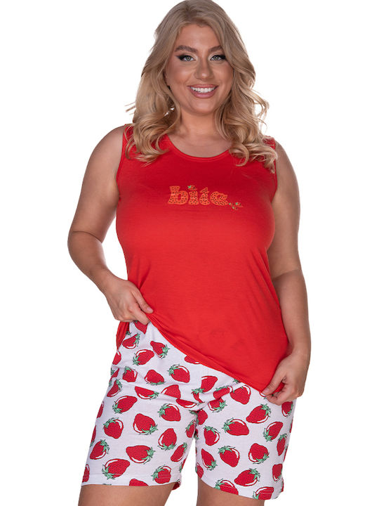 Comfort Comfort Damen Schlafanzug Set Sommer Rot Comfort Comfort Damen Schlafanzug Set Sommer Rot