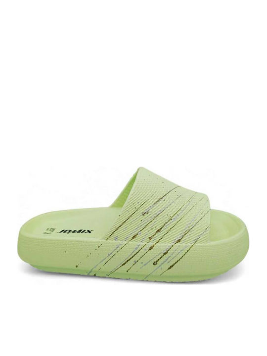 Jomix Flip Flops In Green Colour