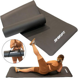 Enero Στρώμα Γυμναστικής Yoga Μαύρο (183x61x1.5cm)
