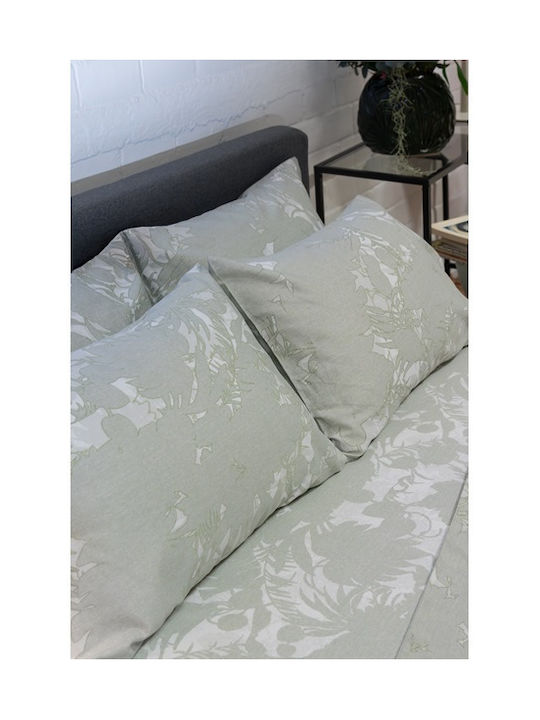Naf Naf Diamond Σετ Σεντόνια King Size 270x280εκ. Amethyst Green (4τμχ)