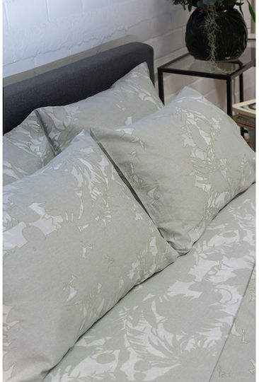 Naf Naf Diamond Σετ King Size 4τμχ 270x280εκ. Amethyst Green Naf Naf Diamond Σετ King Size 4τμχ 270x280εκ. Amethyst Green