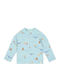 Little Dutch Kids Swimwear Rashguard With Long Sleeve Light Blue