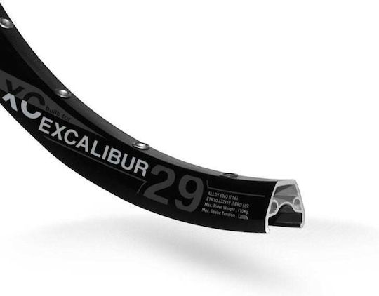 Rodi Excalibur Xc Fahrradfelge 27.5x19 Schwarz 32 Speichen