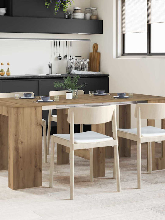 Masa Extensibilă de Dining din Lemn Prelucrat 180(+60)x85x75 cm