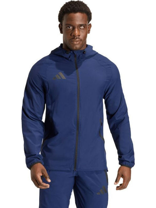 adidas Μπουφάν Navy Blue