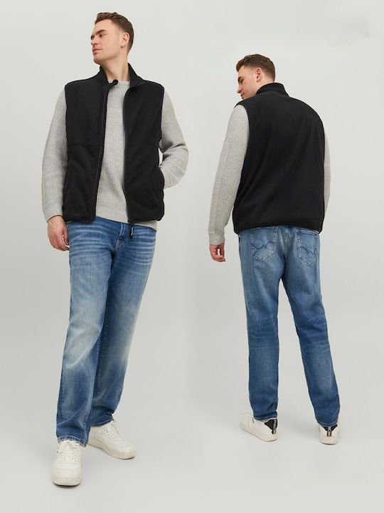 Jack & Jones Men's Fleece Jacket Black