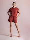 Women's Burgundy Shorts
