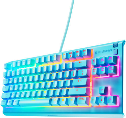 SteelSeries APEX 3 TKL Gaming Keyboard with RGB Lighting (English US) Aqua