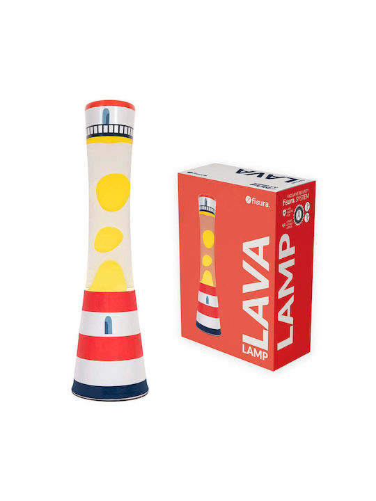 Fisura Διακοσμητικό Φωτιστικό Lava Lamp 39.5x39.5εκ.