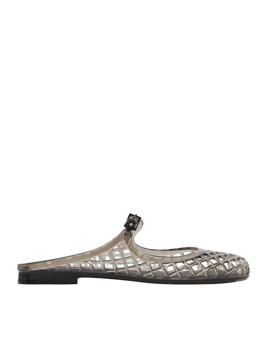 Flat Mules σε Μαύρο Χρώμα