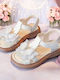Kids' White Sandals