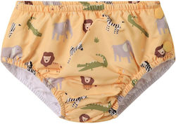 Tutete Kids Swimwear Swim Diaper Wild Animals