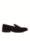 Suede Ανδρικά Loafers σε Καφέ Χρώμα