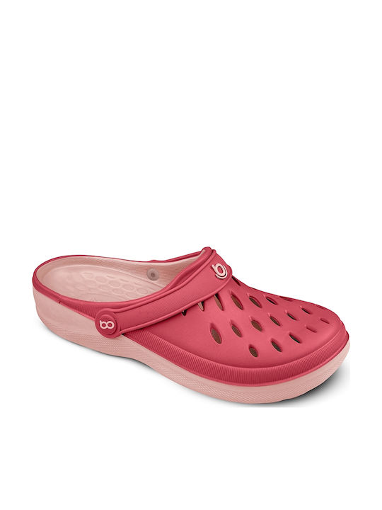 Boaonda Damen Holzschuhe Fuchsia