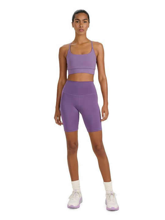 4F Training Damen Fahrrad Leggings Beige