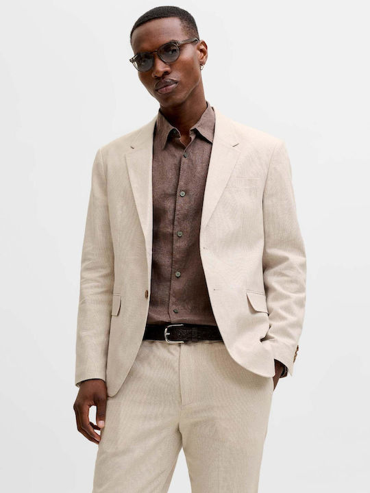 Jack & Jones Summer Men’s Suit Jacket with Slim...