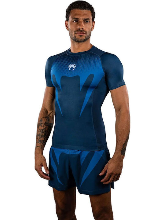 Venum Ανδρική Κοντομάνικη Μπλούζα 4468 για Jiu-Jitsu / Boxing Μπλε