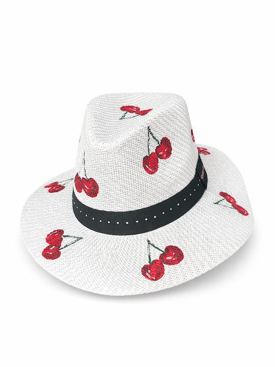 Sorena Handmade Damenhüte Fedora Weiß
