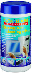 Data Flash Wet Wipes Cleaning Plastic Surfaces 100/tub Data Flash