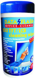 Data Flash Wet Wipes Cleaning Tft Lcd Monitors 100/tube Data Flash