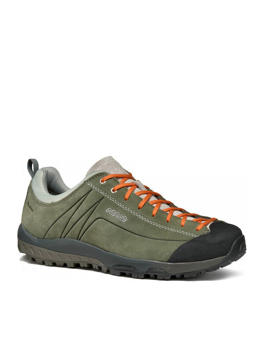 Asolo Space Men's Hiking Shoes Waterproof With Gore-Tex Membrane Green