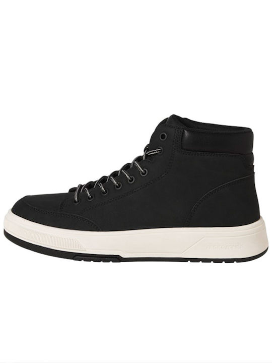 Jack & Jones Schwarze Chelsea Herrenstiefel