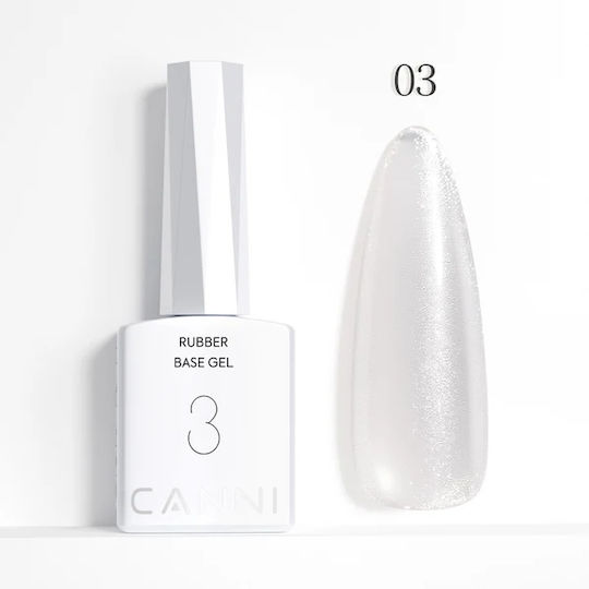 Canni Base Coat / Top Coat for Gel Quick Dry Rubber 9ml
