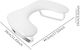 U Shape Manicure Support Cushion Metal Support Base & Mobile Stand Black
