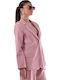 Aris Tsoubos Long Women's Blazer Pink