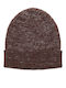 Beanie Ανδρικός Σκούφος Πλεκτός σε Καφέ χρώμα