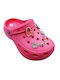 Kids Beach Clogs Fuchsia