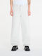 Selvedge Double Knee Men's Jeans Pants White