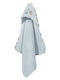 Guy Laroche Baby Bath Towel-Bathrobe Hooded Jungle Jungle Pink-Sky 75x75cm