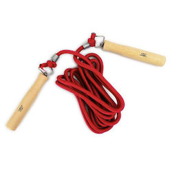 Smj Sport Jr280 Coardă De Sărit Din Bumbac 280 Cm Roșie Roșie