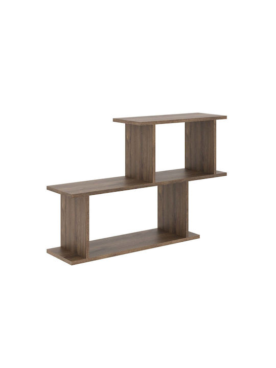 Ράφι Τοίχου Rico Bronze Oak 100x25x65εκ.