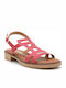 Leather Anatomic Red Sandals