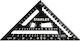 Stanley Carpenters Aluminum Angle Ruler Length 18cm